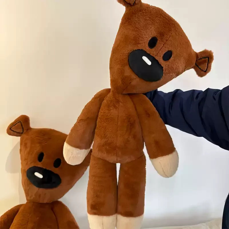 Blød brun plysbamse (30–110 cm)