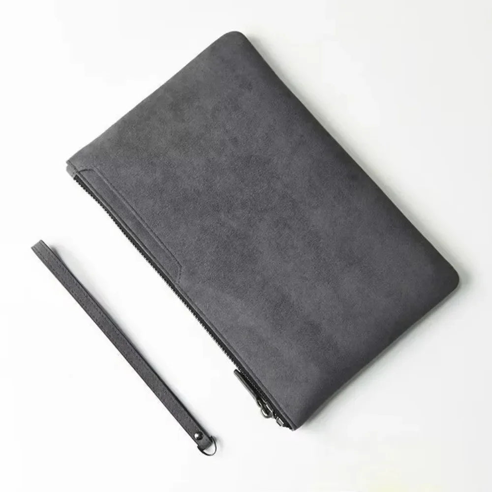 Mehrteilige faltbare Clutch aus PU-Leder