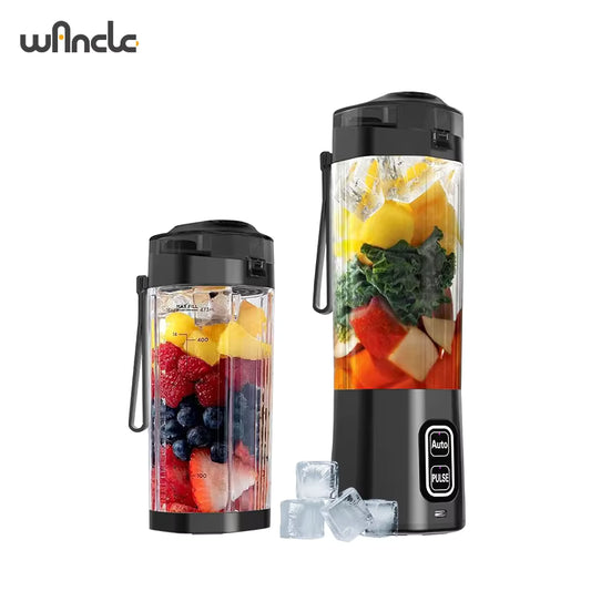 USB-aufladbarer tragbarer Mixer (700 ml, 6-flügelig)