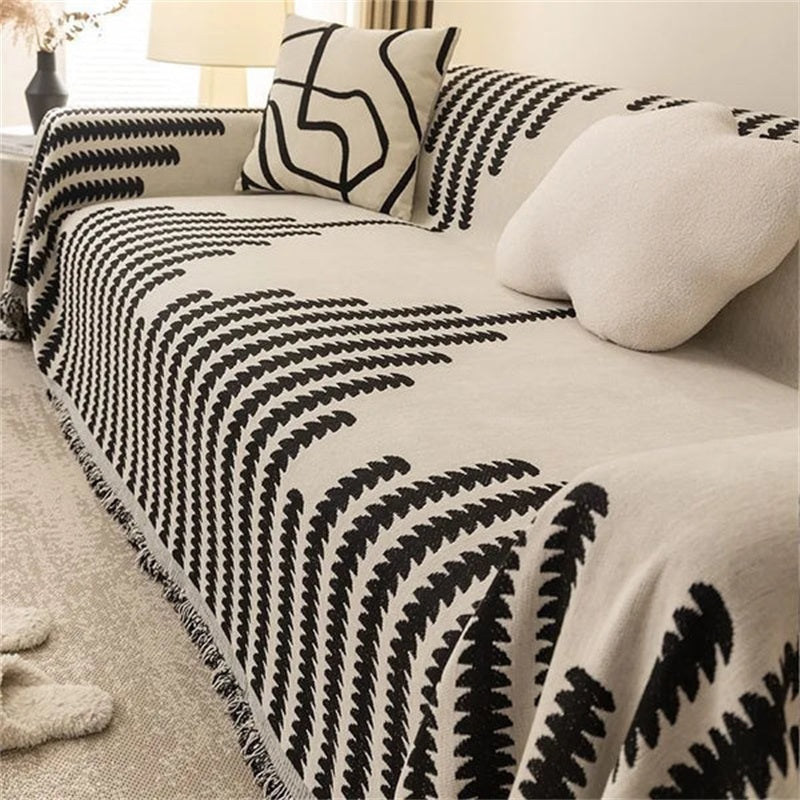 LuxeNest Sofa Tæppe — Ren Komfort, Ubøjet Stil