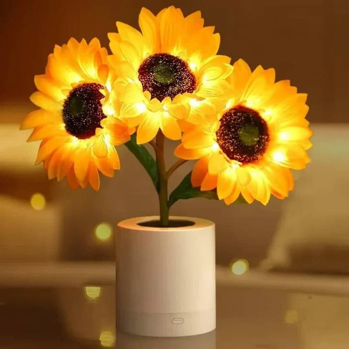 Sunflower Lamp – Trådløse solsikkelamper