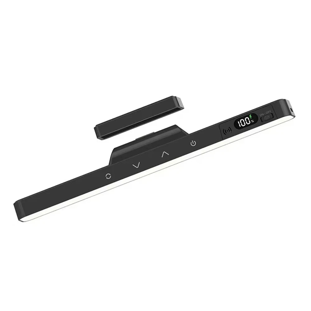 Magnetisk 360° roterende USB-C genopladelig dæmpbar bordlampe