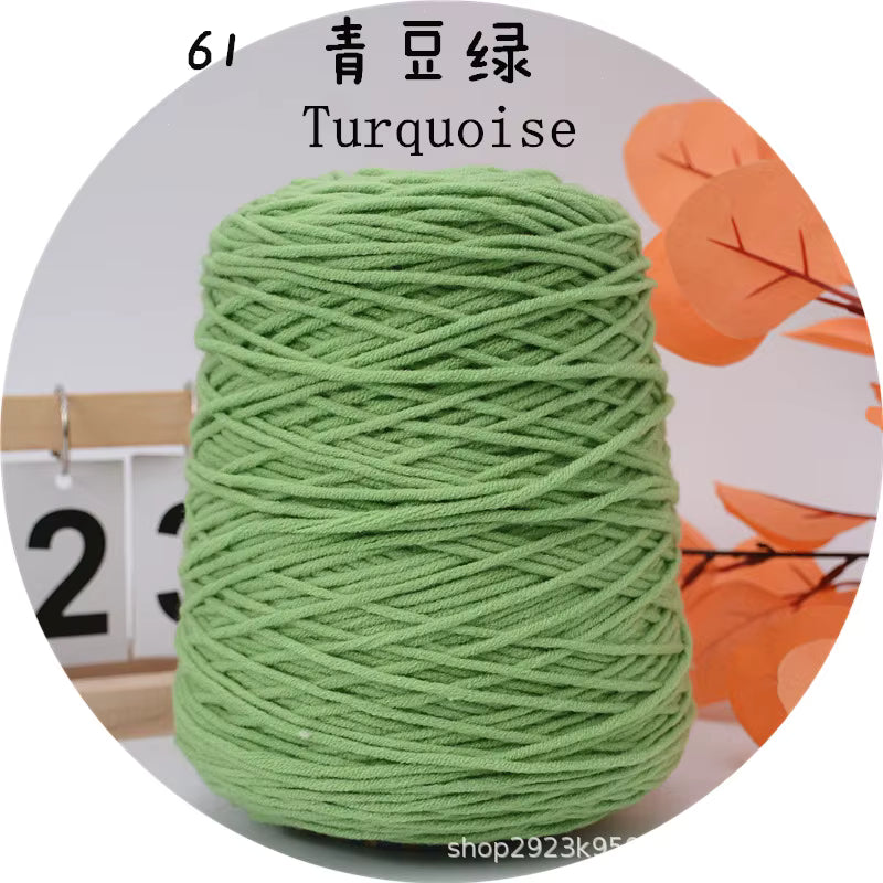 Holdbar 8-trådet flerfarvet tufting garn (400g)