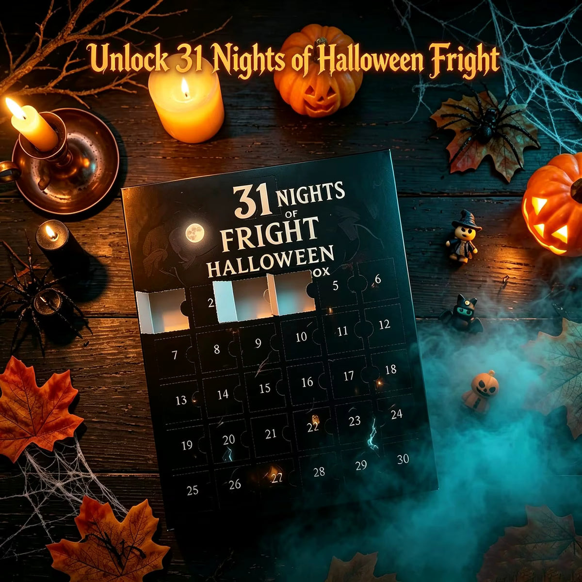 31-dages Halloween-overraskelsesjulekalender (Blindboks)