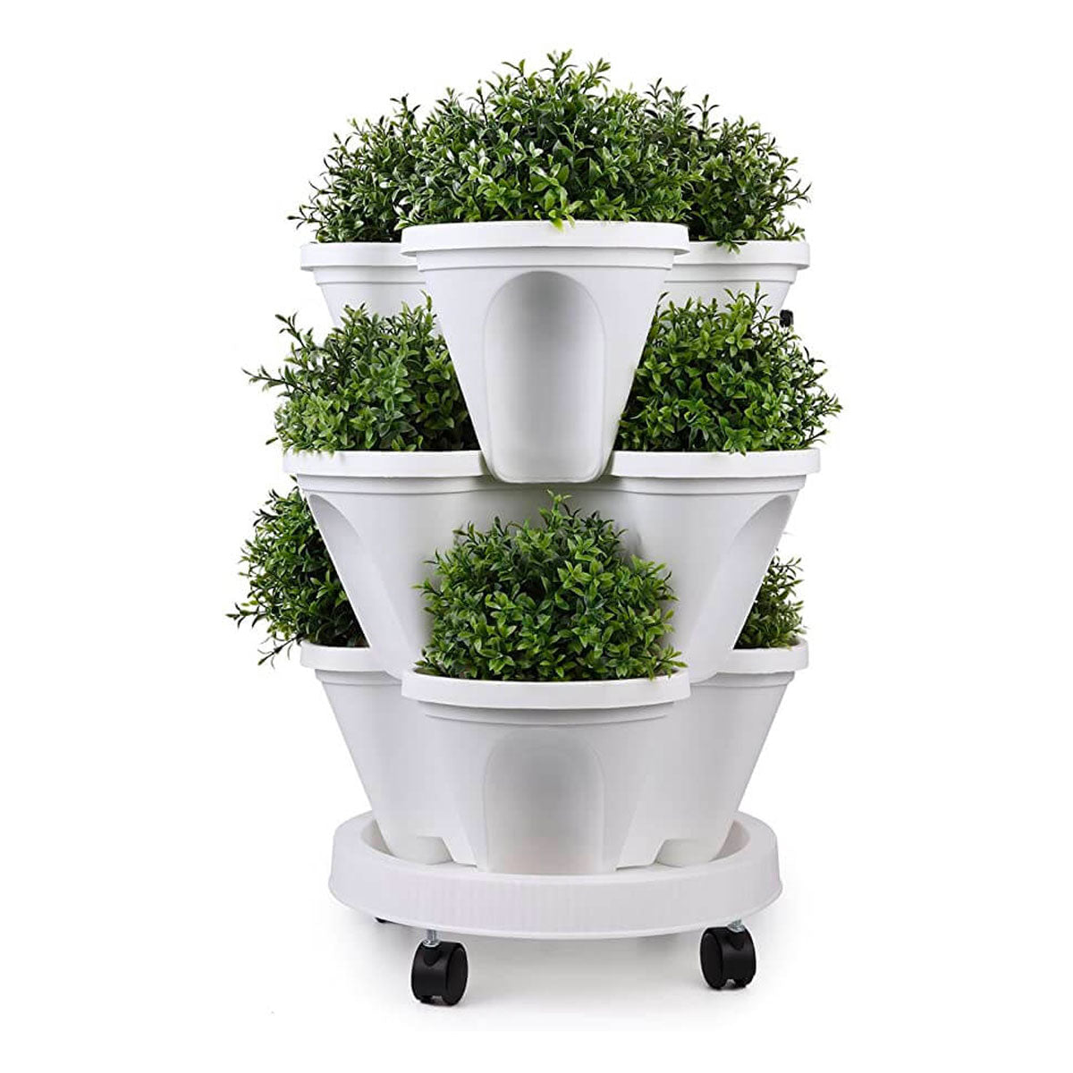 GreenSpace - Jordbær stabelbare plantepotter | 50% RABAT