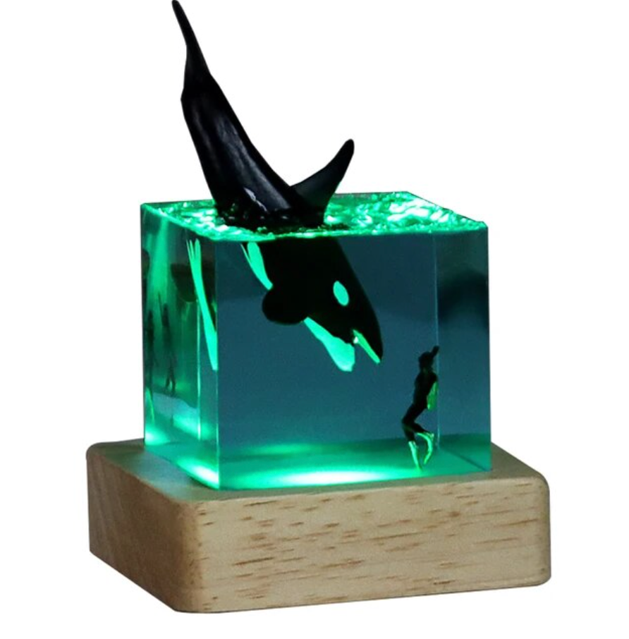 Variant image for Bærbar Mikrolandskabslampe til Indendørs og Udendørs Brug – Multifarvet, 15 cm Høj, Varme Lys Lampe-2