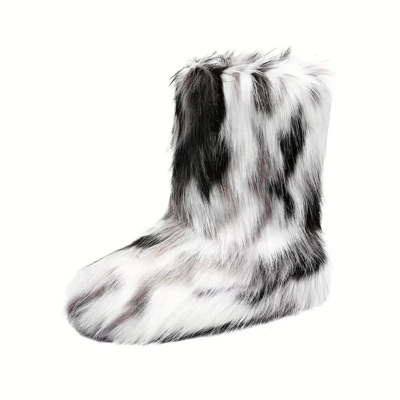 CuddleChic - Bequeme und stilvolle Stiefel aus Kunstfell für Frauen