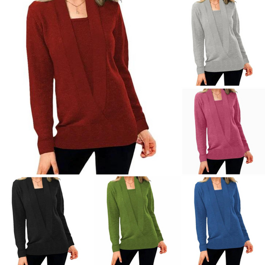 Simone - Zweiteiliger Pullover | Stil und Komfort