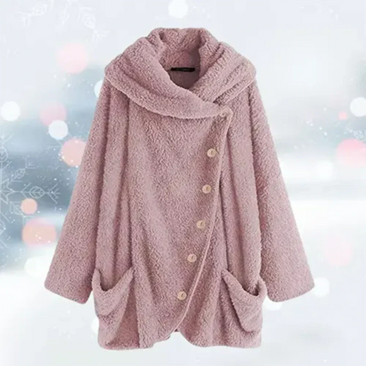 CozyChic - Wintercardigan mit Kapuze für Damen | Gemütlicher, warmer Schutz für stilvolle Tage