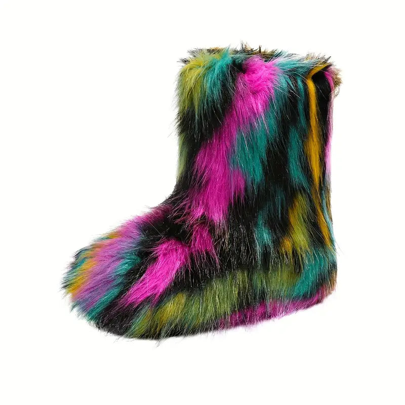 CuddleChic - Bequeme und stilvolle Stiefel aus Kunstfell für Frauen