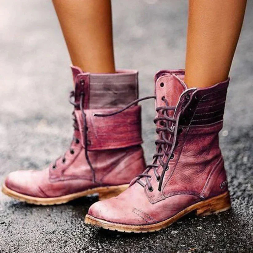 LuxeStride - Stilvolle Lederstiefel | Elegante Lederstiefel für jeden Look