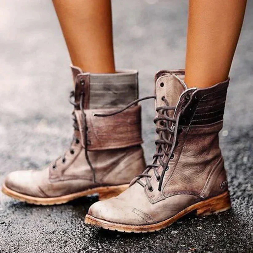 LuxeStride - Stilvolle Lederstiefel | Elegante Lederstiefel für jeden Look