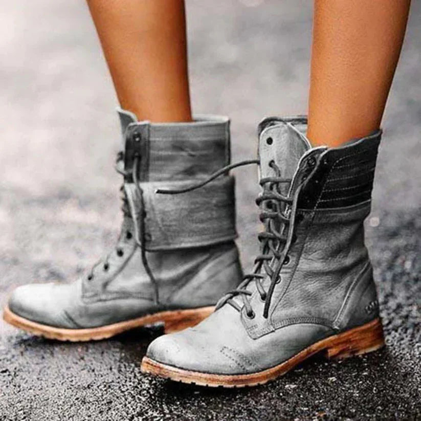 LuxeStride - Stilvolle Lederstiefel | Elegante Lederstiefel für jeden Look