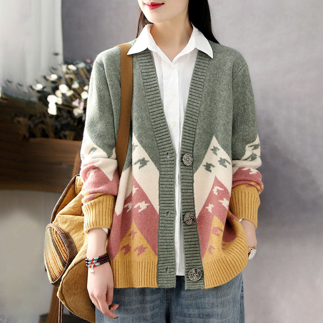 Elina - Klassischer bequemer Cardigan