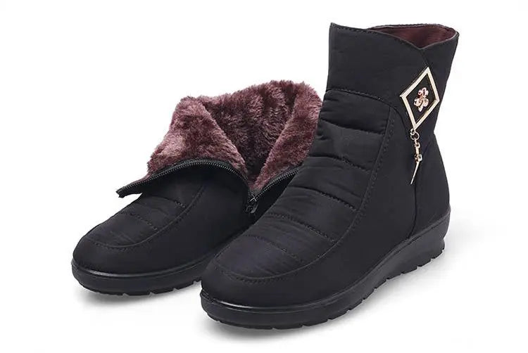 Brianna - Warme orthopädische wasserdichte Stiefel