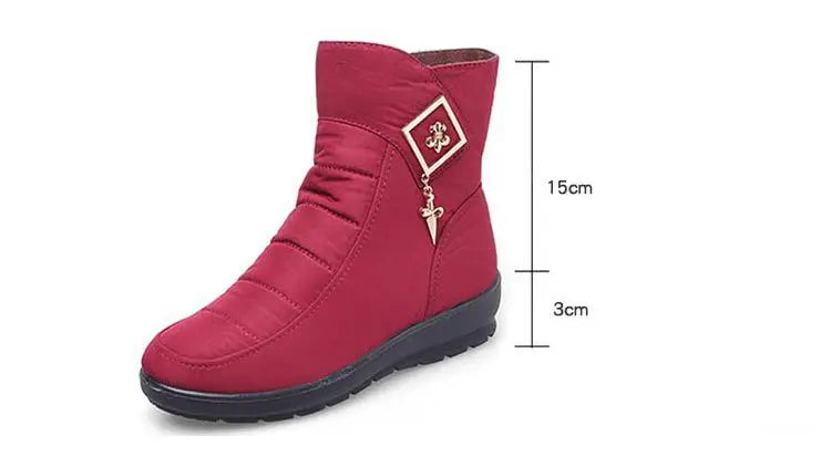 Brianna - Warme orthopädische wasserdichte Stiefel