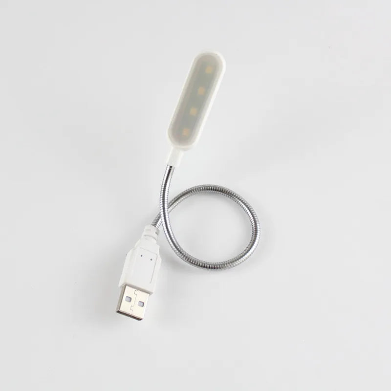 Mini USB LED Buchlampe | 4 LED-Lampen | Augenschutz & tragbare Nachtlampe