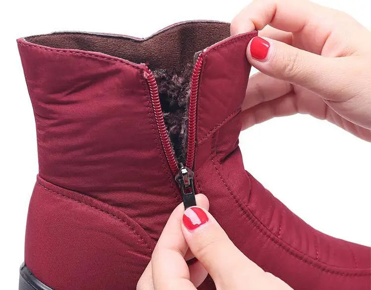 Brianna - Warme orthopädische wasserdichte Stiefel