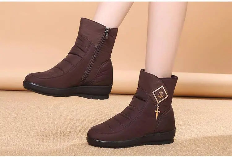 Brianna - Warme orthopädische wasserdichte Stiefel
