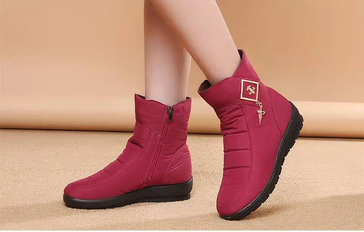 Brianna - Warme orthopädische wasserdichte Stiefel