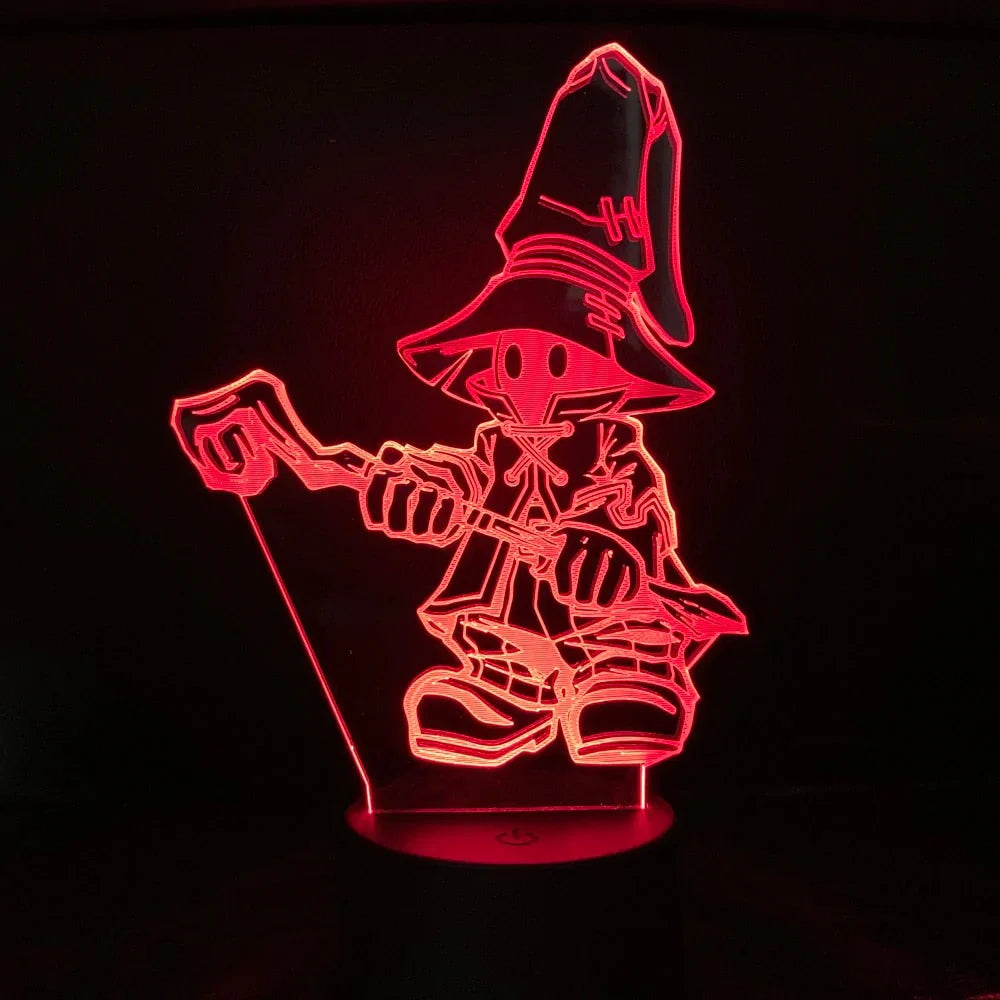 Variant image for 3D Fantasi Lampe med Touch Kontrol og 7 Farver – Kreativ Belysning til Hjemmet-13
