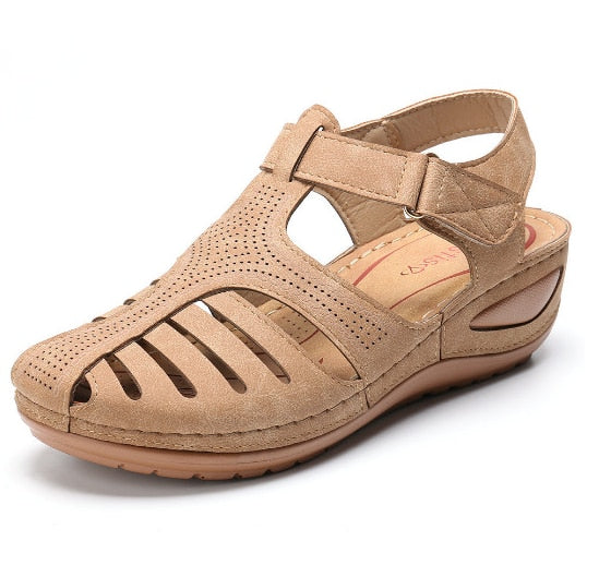 Variant image for Læder Retro Sandaler Dame med Komfort og Holdningsforbedring – Smerte Lindring og Optimal Støtte-28