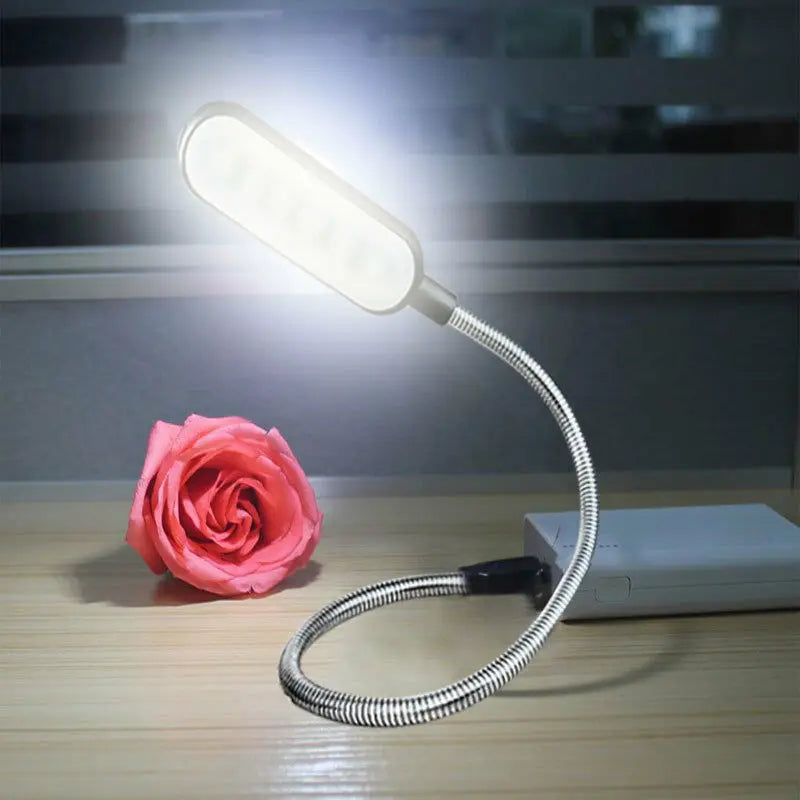 Mini USB LED Buchlampe | 4 LED-Lampen | Augenschutz & tragbare Nachtlampe
