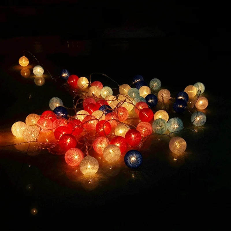TwinkleLume - LED-Laternen mit Baumwollfaden für Festdekorationen