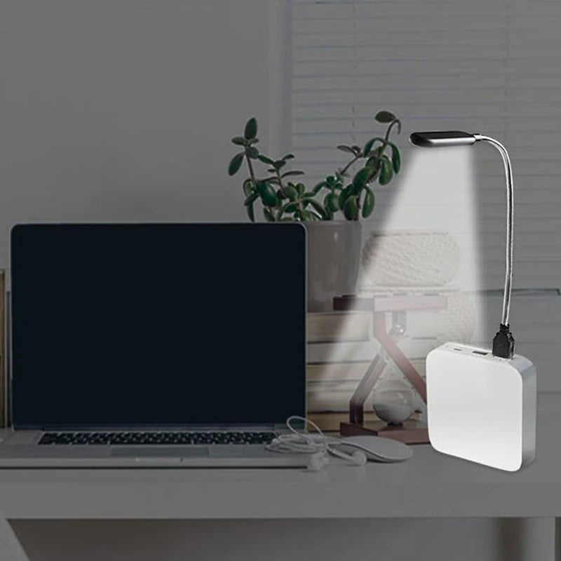 Mini USB LED Buchlampe | 4 LED-Lampen | Augenschutz & tragbare Nachtlampe