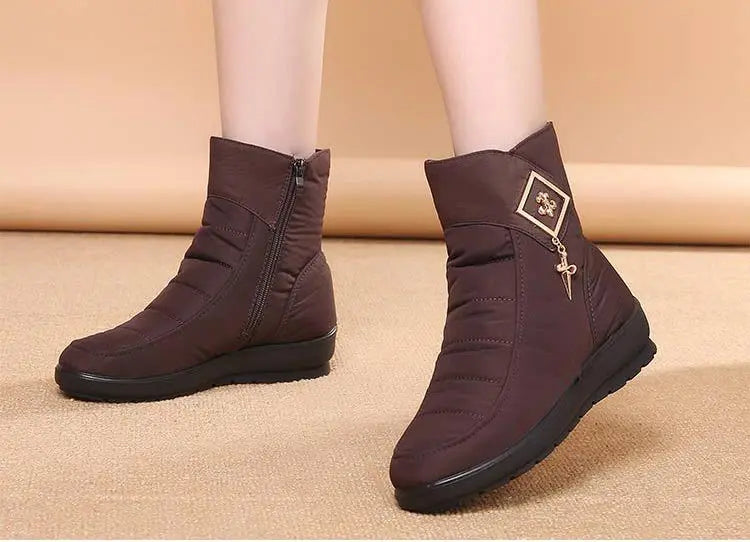 Brianna - Warme orthopädische wasserdichte Stiefel