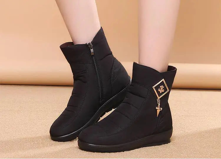 Brianna - Warme orthopädische wasserdichte Stiefel