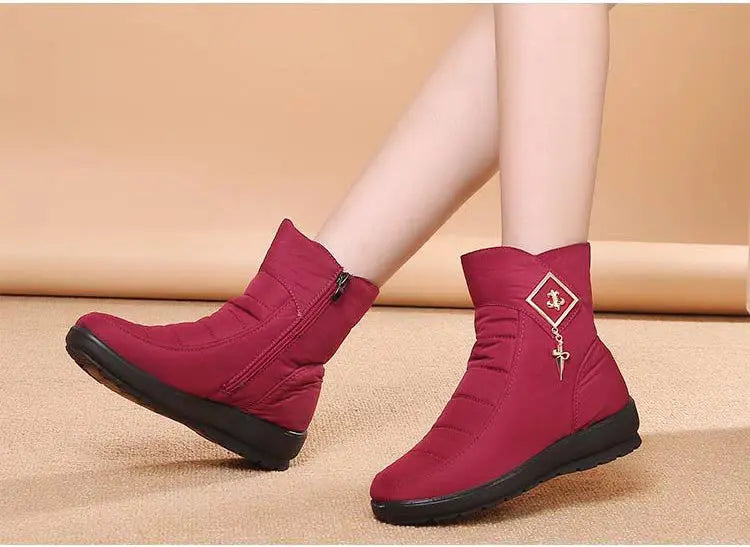 Brianna - Warme orthopädische wasserdichte Stiefel