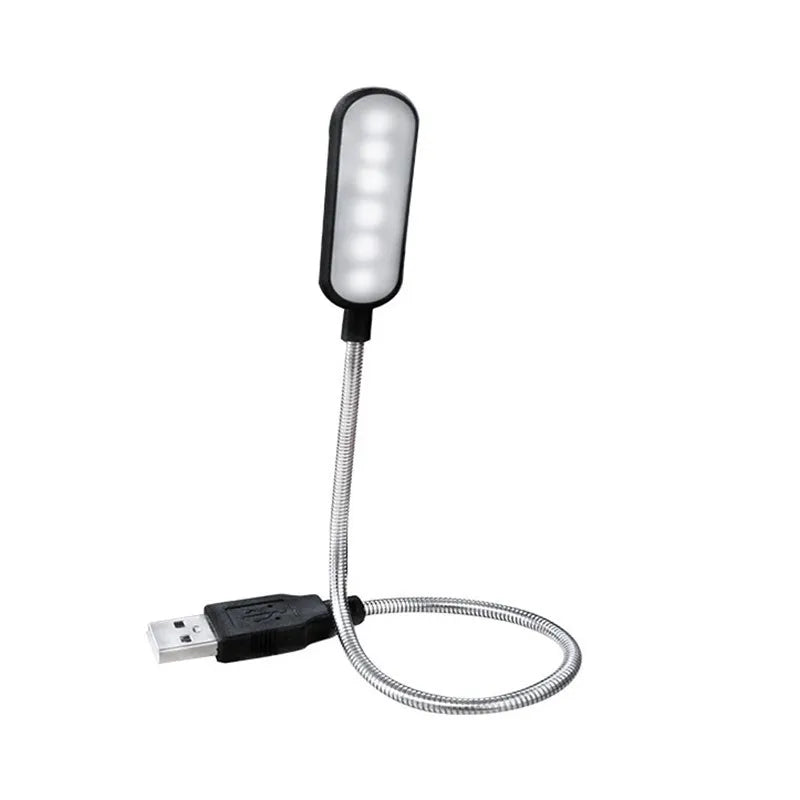Mini USB LED Buchlampe | 4 LED-Lampen | Augenschutz & tragbare Nachtlampe