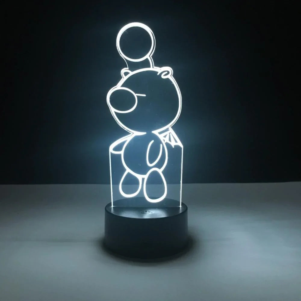 Variant image for 3D Fantasi Lampe med Touch Kontrol og 7 Farver – Kreativ Belysning til Hjemmet-17