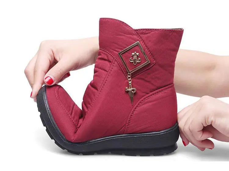 Brianna - Warme orthopädische wasserdichte Stiefel