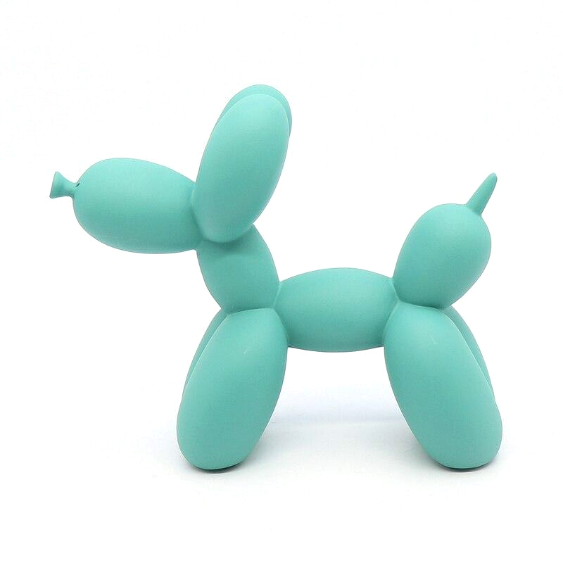ColorPup - Skulptur eines Luftballonhundes in lebendigen Farben