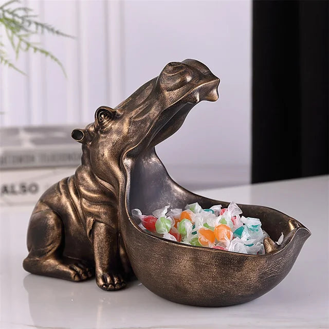Variant image for Dekorativ Opbevaringsboks Plast i Hippo Design – Praktisk og Robust Desktop Organizer til Små Genstande-7