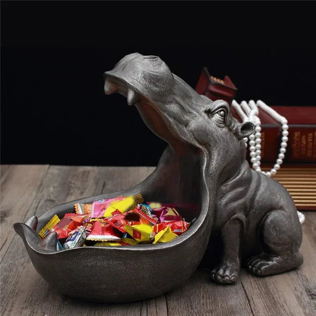 Variant image for Dekorativ Opbevaringsboks Plast i Hippo Design – Praktisk og Robust Desktop Organizer til Små Genstande-5