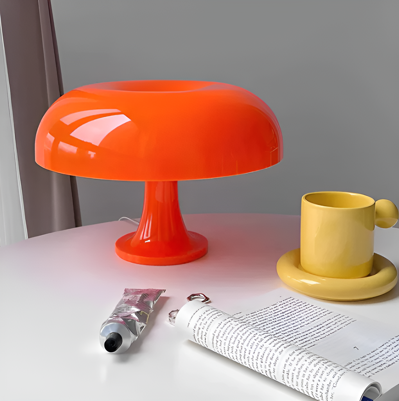 RetroGlow - Minimalistische LED-Schwamm-Tischlampe | Moderne LED-Technologie