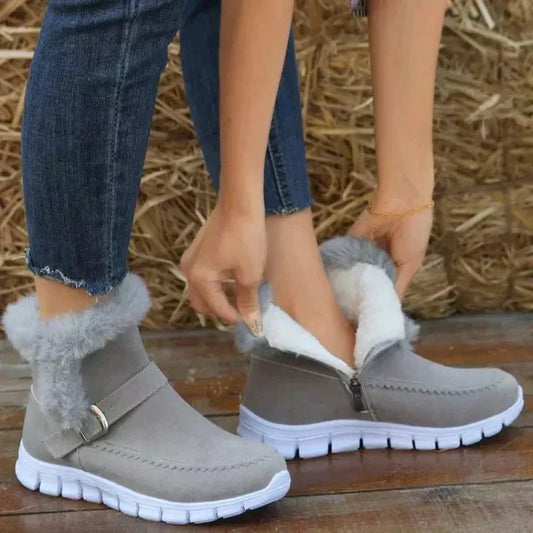 WinterGuard - Winterstiefel mit Pelzfutter für Frauen