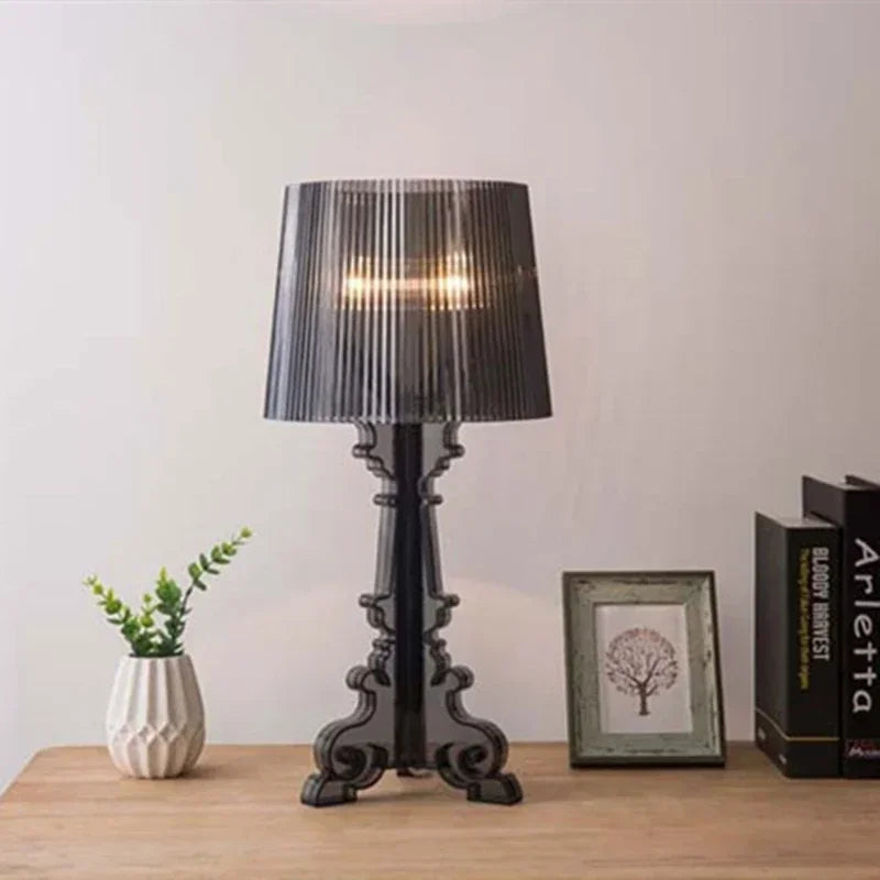 Bordlampe med Justerbar Højde – Elegant Akryl Design til Læsning og Stemningsbelysning-1