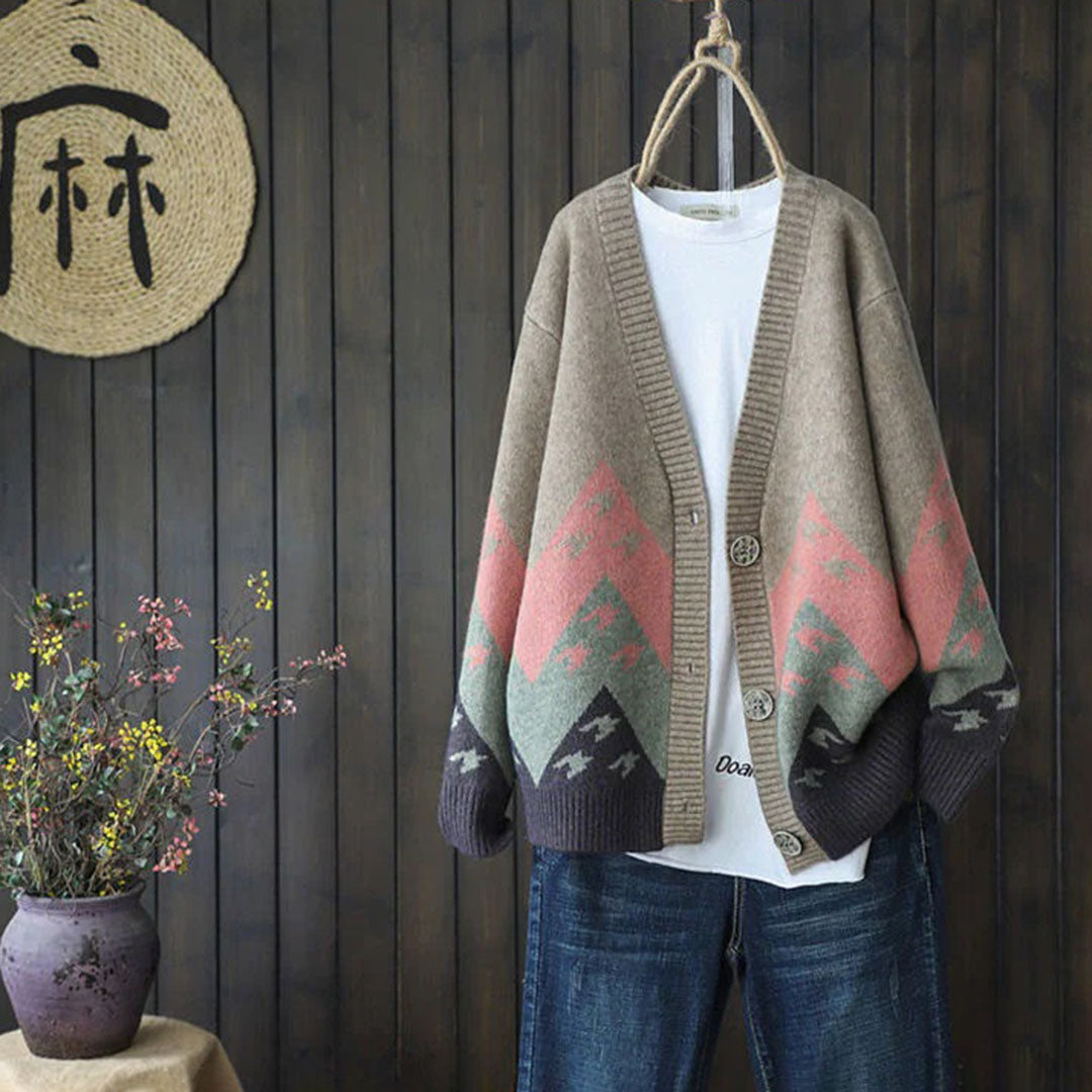 Elina - Klassischer bequemer Cardigan