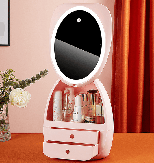 LuxeGlam - LED Kosmetikorganisator | Beleuchtet und organisiert, perfekt für dein Make-up