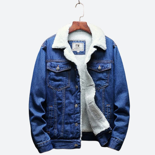 DenimGuard - Denim Winterjacke für Männer | Stilvoller Schutz an kalten Tagen