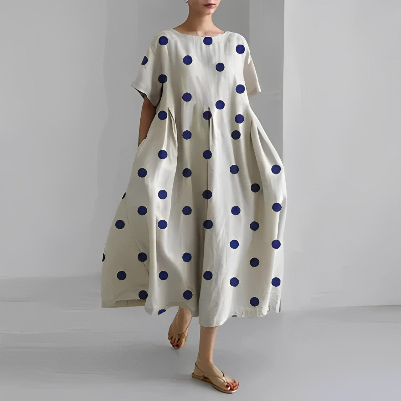 Aurelia - Boho Weite Blumen-Kleid