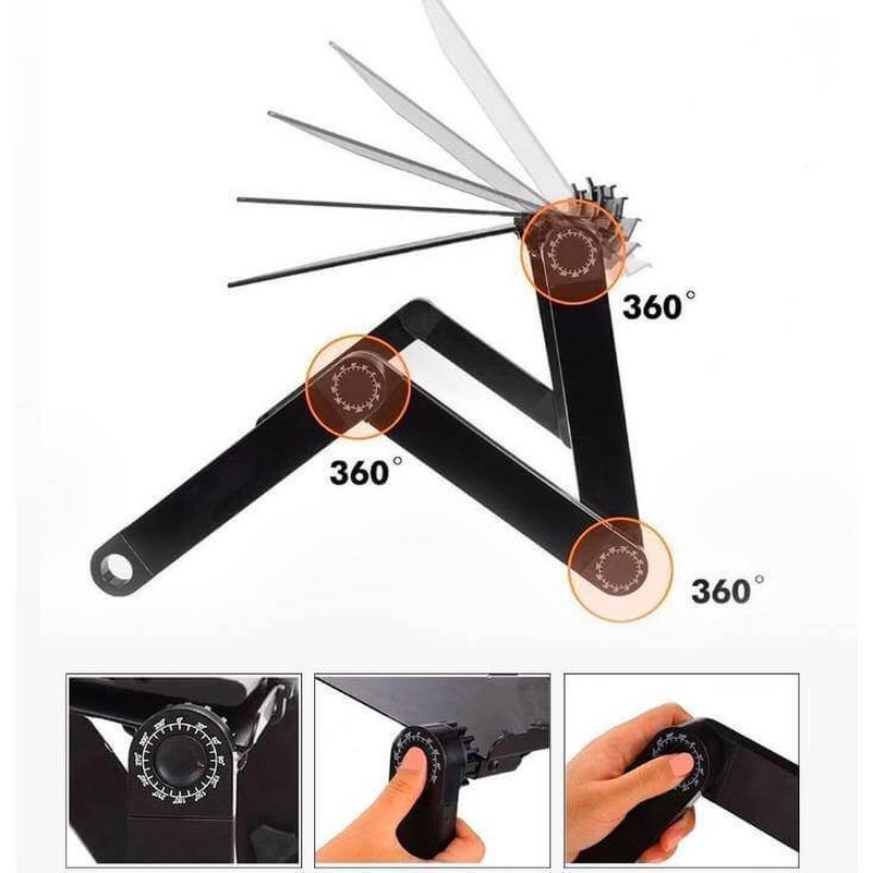 ErgoLift - Verstellbarer ergonomischer Laptopständer aus Aluminium