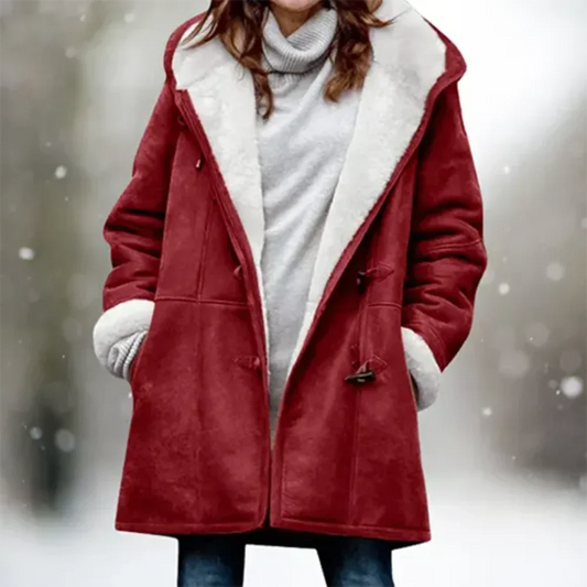 WarmEleganz - Lange warme Jacke für Damen | Stilvoller Schutz für kalte Wintertage