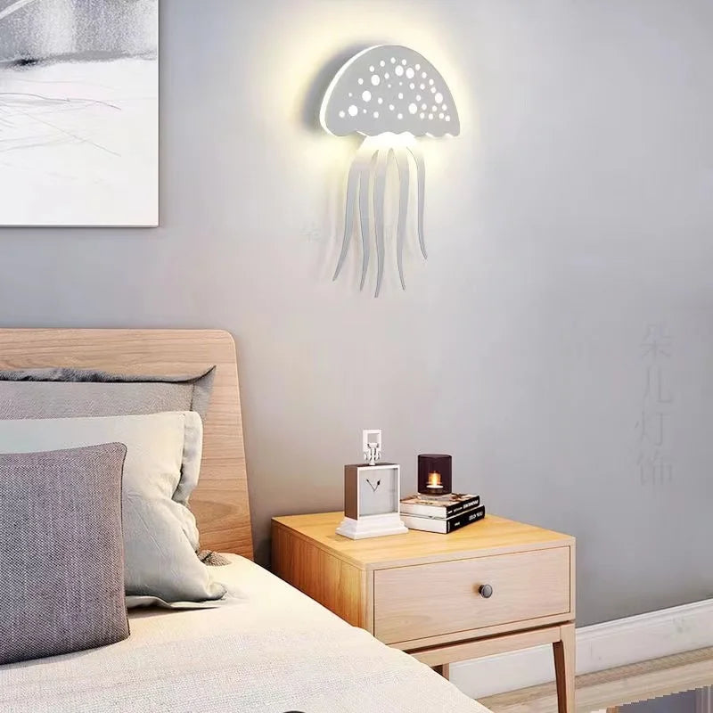 Variant image for Væglampe Kval med Magisk Ocean Design – Ideel Væglampe til Stue og Børneværelse-2