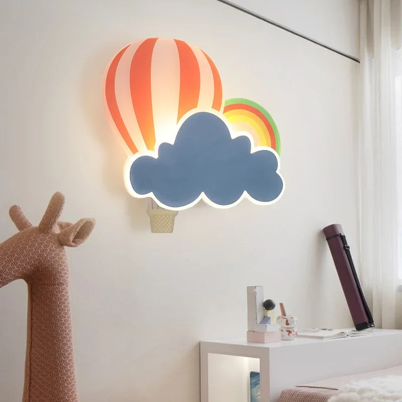 Variant image for Farverig LED Væglampe til Børneværelser – Energibesparende Belysning med Blødt Lys og Legende Design-7