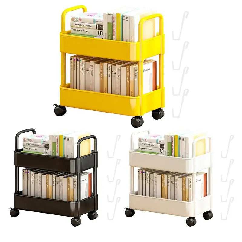 FlexiMove - Mobiler Bücherregalwagen mit Rädern | 50% RABATT